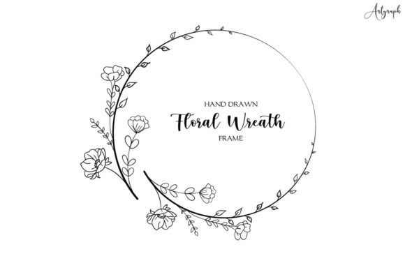 Download Hand Drawn Floral Frame Vector - Hand drawn Collection