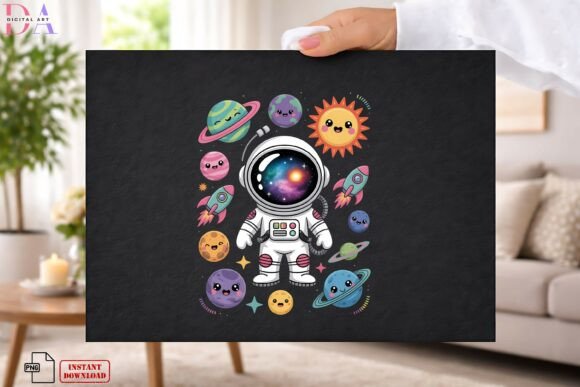 Download Kawaii Space Cute Astronaut PNG - Kawaii space Collection