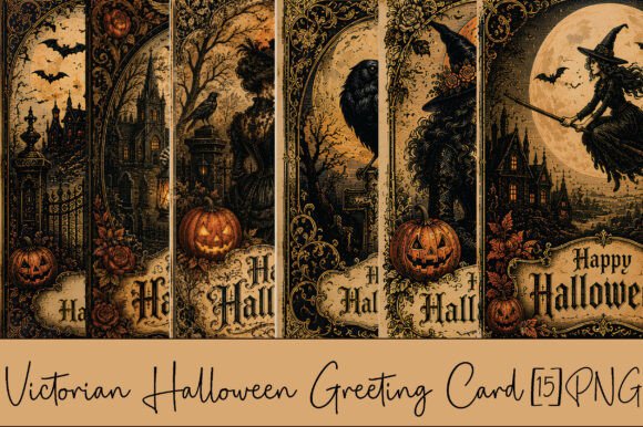Download Vintage Halloween Cards - Vintage Collection