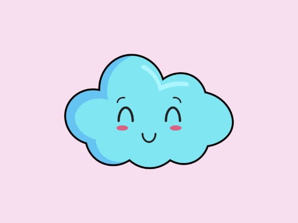 Download Kawaii Space Cloud Icon - Kawaii space Collection