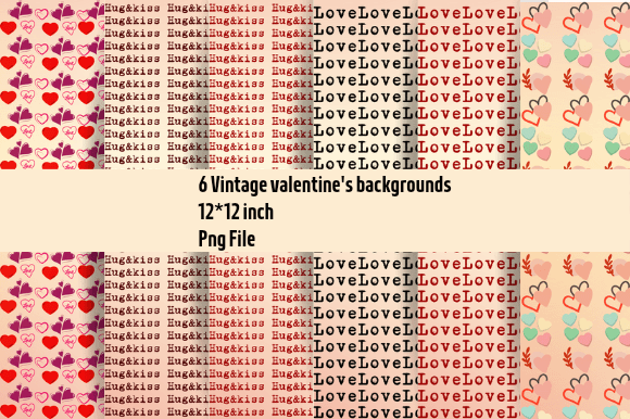 Download Vintage Valentine Background - Vintage Collection