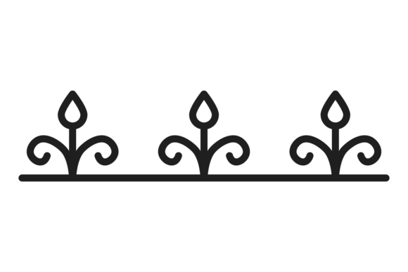 Download Decorative Vintage Border in Metal Forge - Vintage Collection
