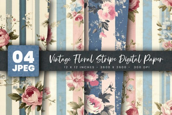 Download Vintage Cactus Scrapbook Digital Paper - Vintage Collection