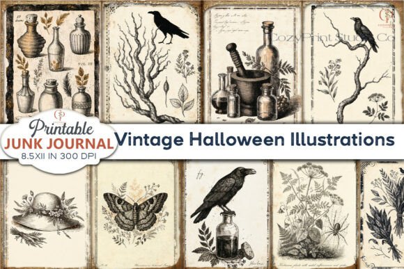 Download Vintage Halloween Backgrounds - Vintage Collection