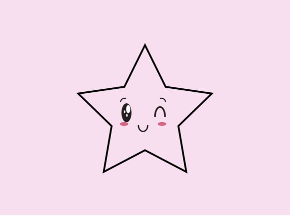 Download Kawaii Space Star Line Background - Kawaii space Collection