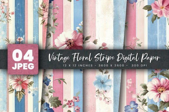 Download Vintage Cactus Scrapbook Digital Paper - Vintage Collection