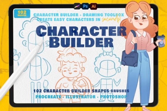 Download CHARACTER BUILDER - DRAWING TOOLKIT - Drawing Collection