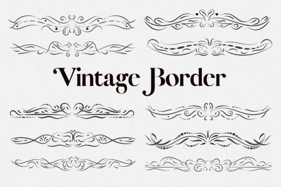 Download Vintage Border Clipart - Vintage Collection