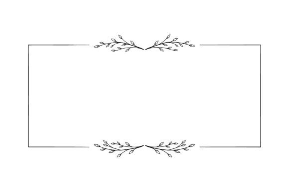 Download Hand Drawn Leaf Branch Nature Frame - Hand drawn Collection