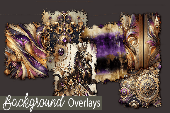 Download Baroque Elegance Vintage Glam Background - Vintage Collection