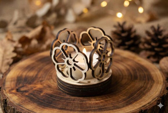 Download Floral Candle Center Piece - Candle Collection