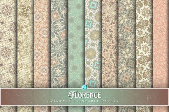 Download Florence Vintage Printable Papers - Vintage Collection
