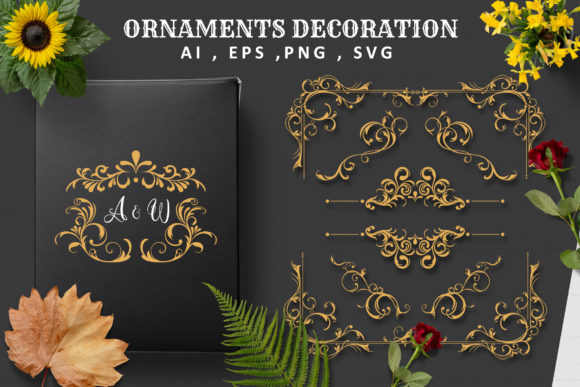 Download 20 Variant Vintage Border Ornament - Vintage Collection