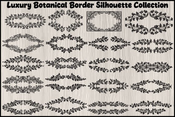 Download Elegant Vintage Border Cut Files - Vintage Collection