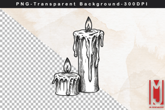 Download Watercolor Halloween Candle Clipart - Candle Collection