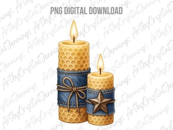 Download Rustic Patriotic Candle Clipart PNG - Candle Collection